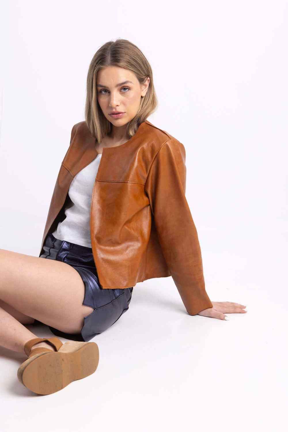 Chaqueta West camel xs